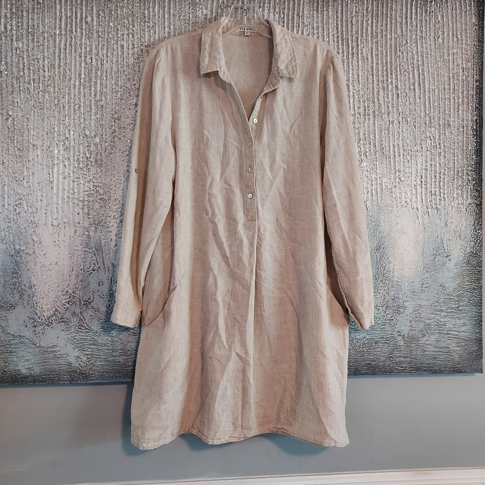 Rag Poets Curacao Linen blend Lagenlook dress Sz-M